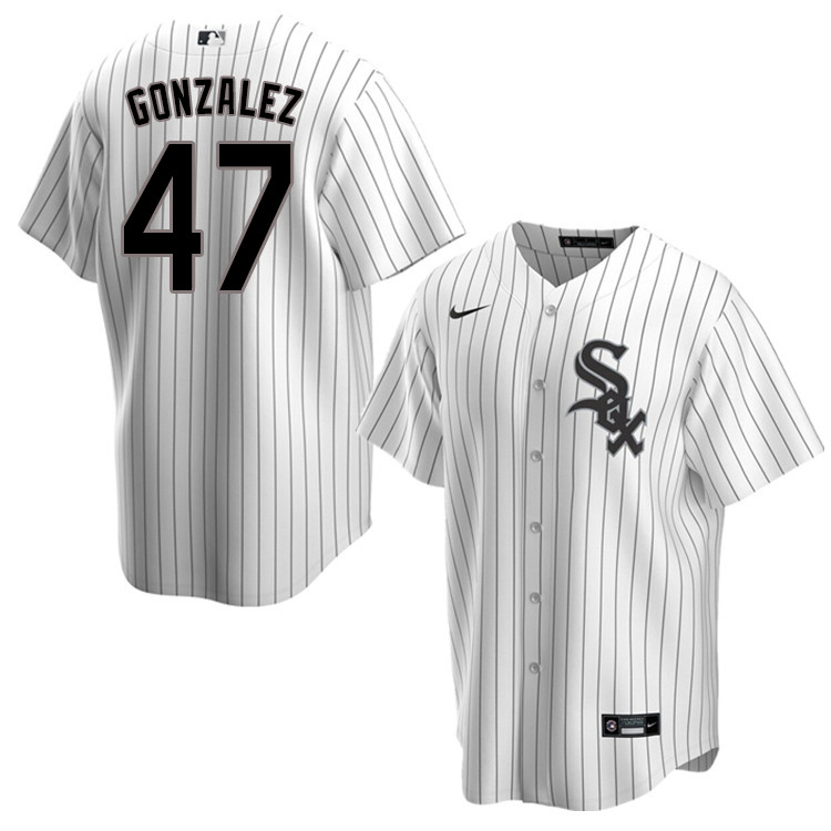 Nike Men #47 Gio Gonzalez Chicago White Sox Baseball Jerseys Sale-Pinstripe